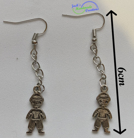 Doll pendant Earrings