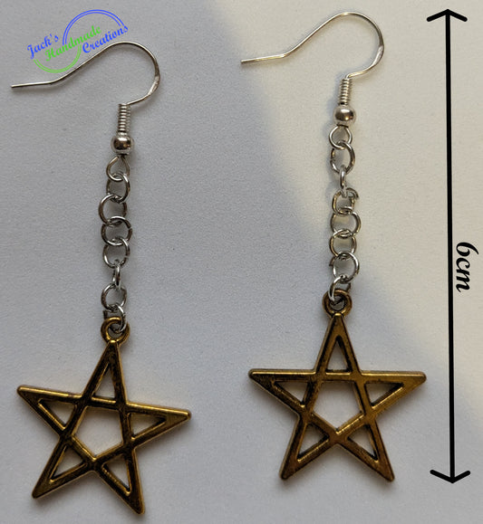 Pentagram Earrings